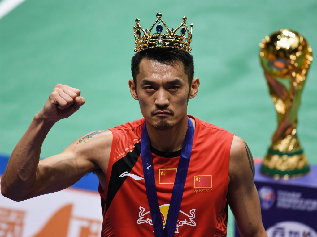 体育人戴皇冠:每一顶王冠都承载梦想 (体育人戴皇冠:每一顶王冠都承载无尽梦想与荣光) 以羽毛球名将林丹为例,他在职业生涯中经历了无数次失